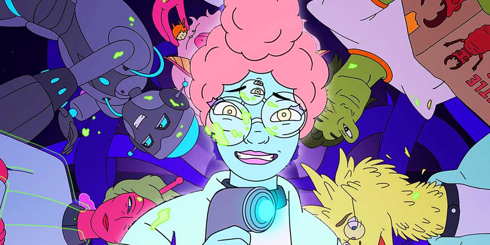 klak and the cast of the second best hospital in the galaxy