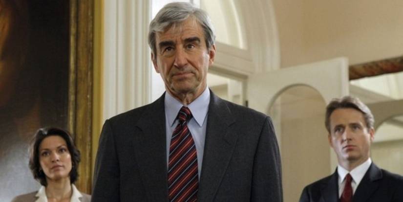 Sam Waterston como Jack McCoy em Law and Order.
