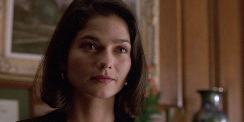 A closeup of Jill Hennessy as Claire Kincaid in Law & Order