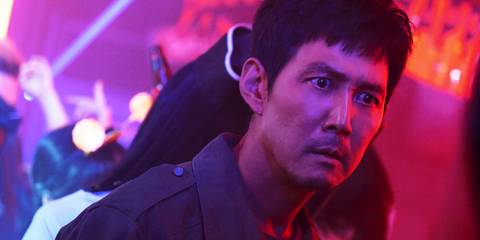 Lee Jung-jae as Seong Gi-hun looking stunned in Squid Game season 2