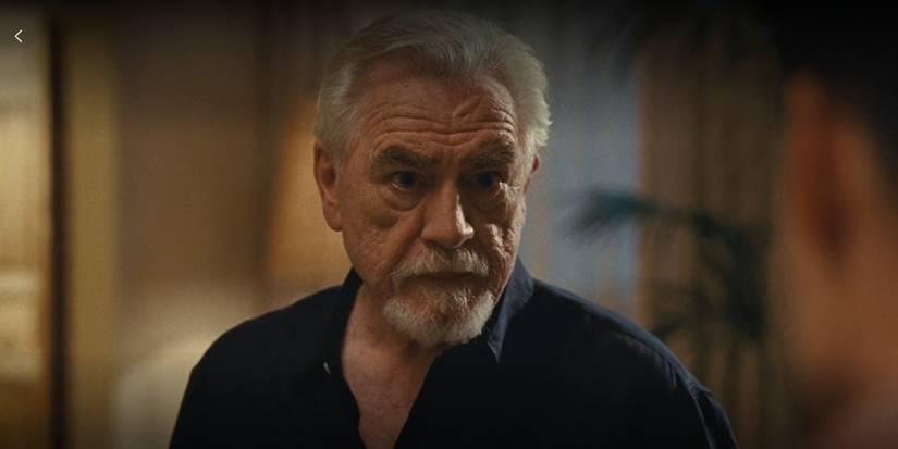 Brian Cox como Logan Roy no final da 3ª temporada de Succession.