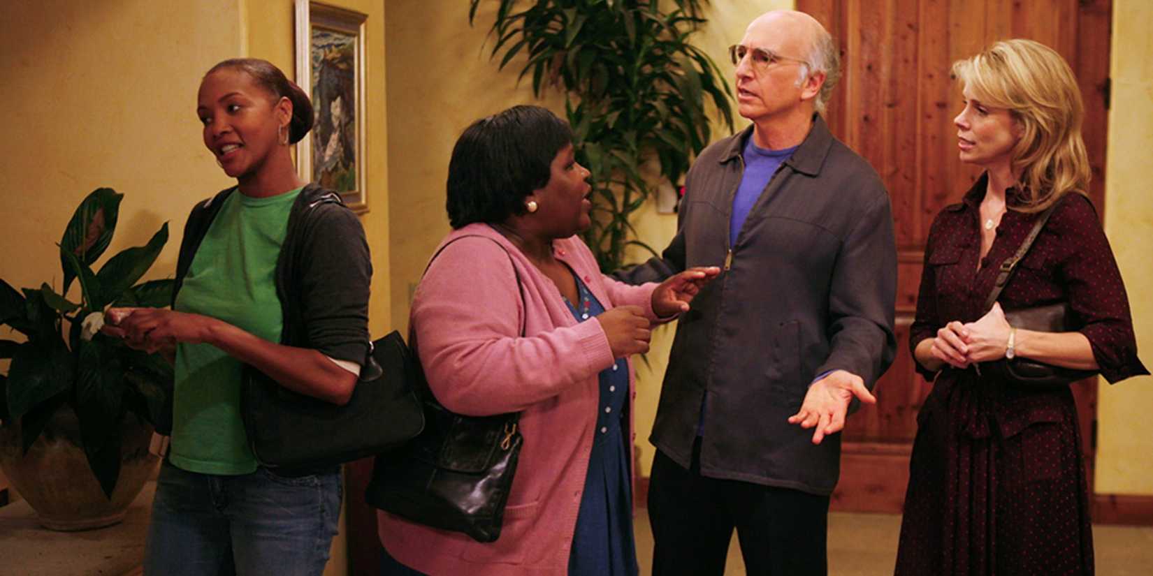 Loretta and Auntie Rae move in with Larry and Cheryl in Curb Your Enthusiasm