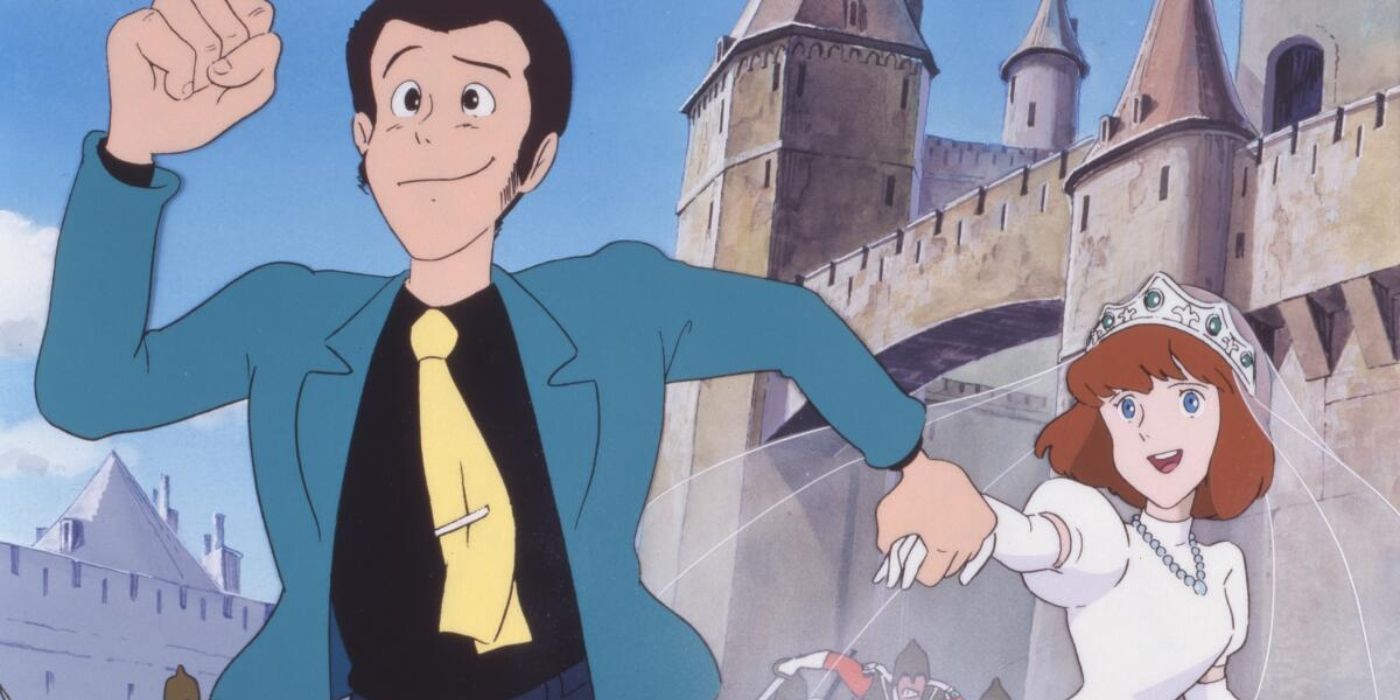 Lupin and the Princess run in Lupin III: The Castle of Cagliostro
