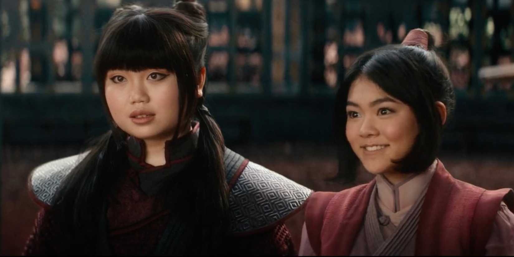 Mai and Ty Lee in Netflix's Avatar