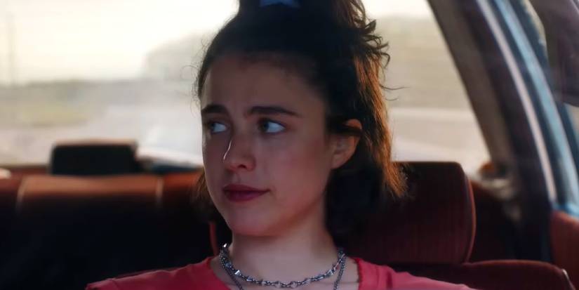 Margaret Qualley as Jamie Looking Unsure in Drive-Away Dolls