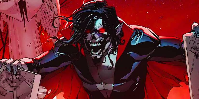 Morbius the Living Vampire atacando en Marvel Comics