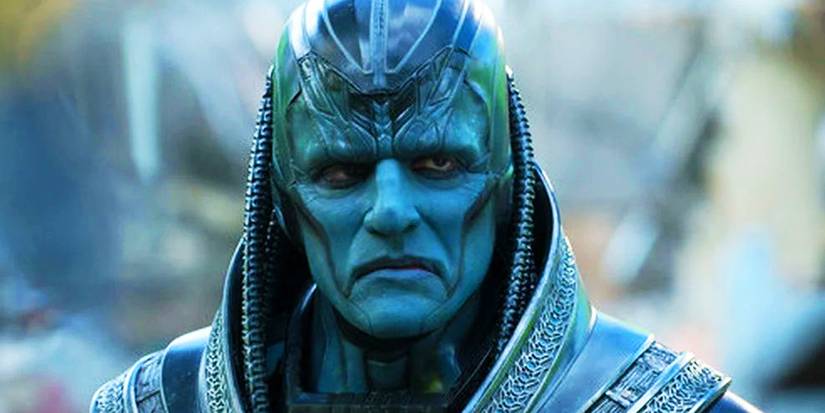 A close-up of Oscar Isaac's Apocalypse in Fox's X-Men Universe