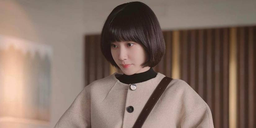 Upclose image of Woo Young-woo looking in a downward direction. 