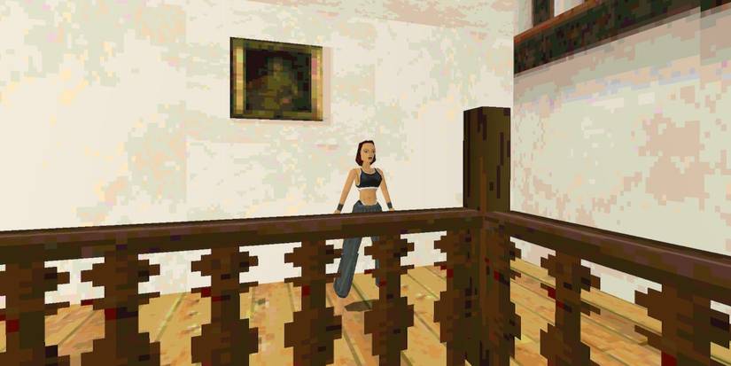 Picture On The Wall at Lara Croft's House in Tomb Raider 1