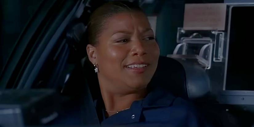 Queen Latifah as Belle Looking baffled in Taxi