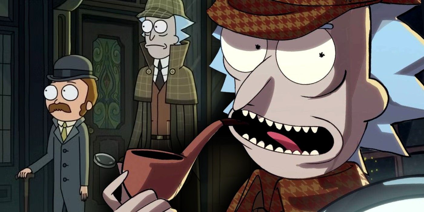 Rick and Morty Are Doing Sherlock Holmes!: Rick & Morty Are Hunting Their  Own Moriarty in Exclusive Preview of New Series