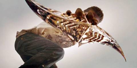 Sam holding Matrix of Leadership in Transformers: Revenge of the Fallen