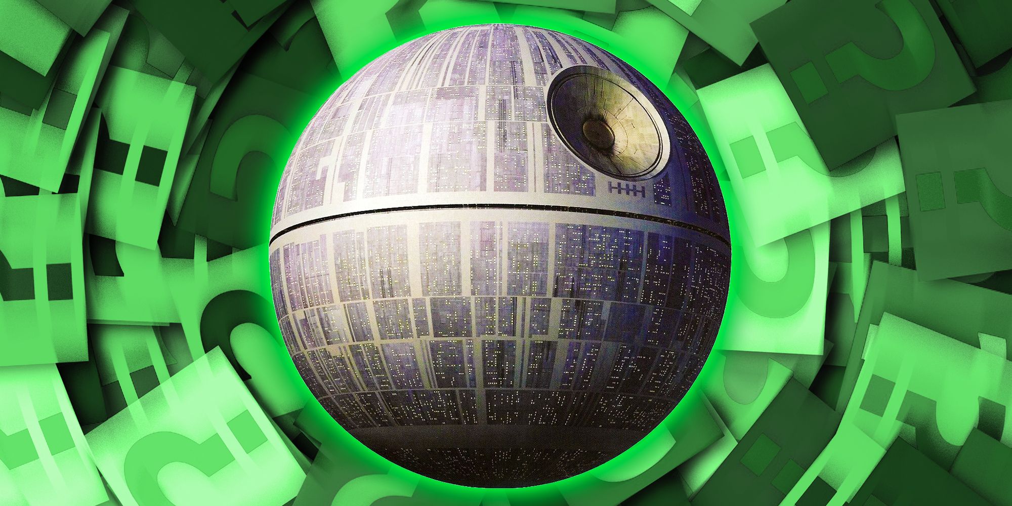 The Death Star from *Star Wars: A New Hope