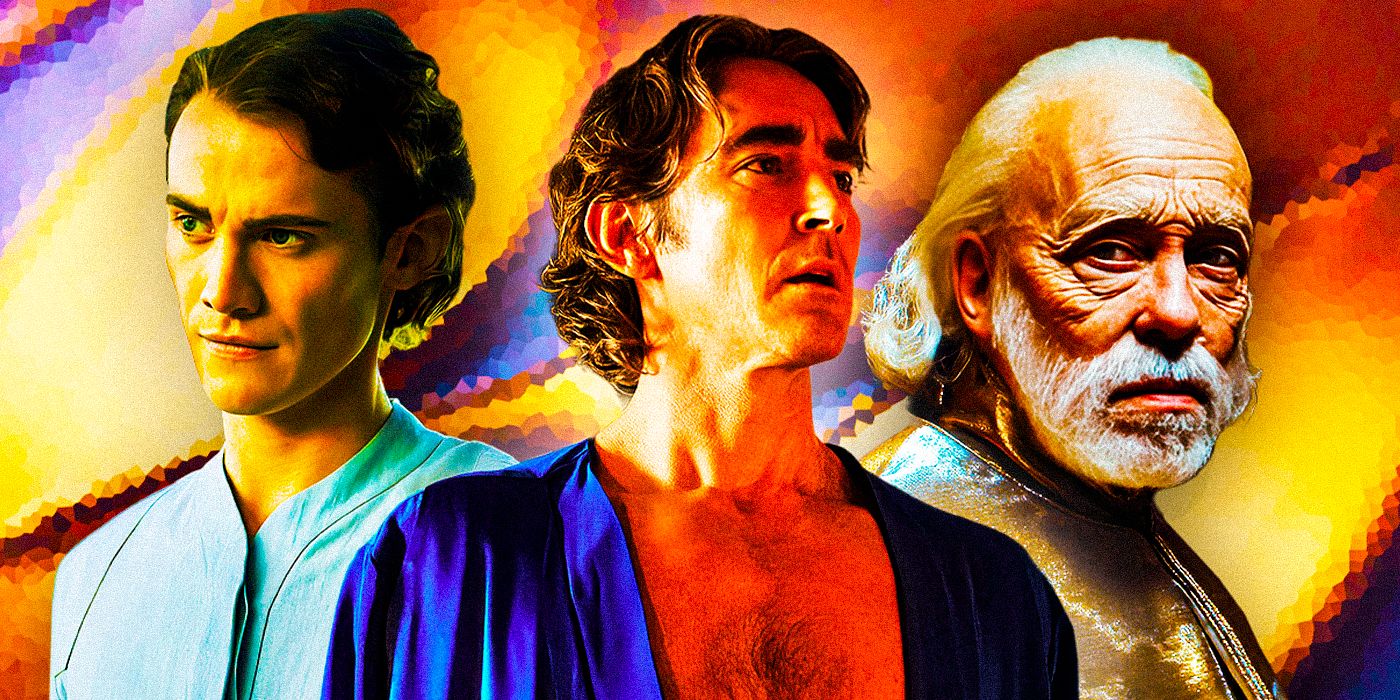 Настраиваемая картинка Кассиана Билтона, Ли Пайса и Терренса Мэна в различных версиях Клеона в "Фонде"