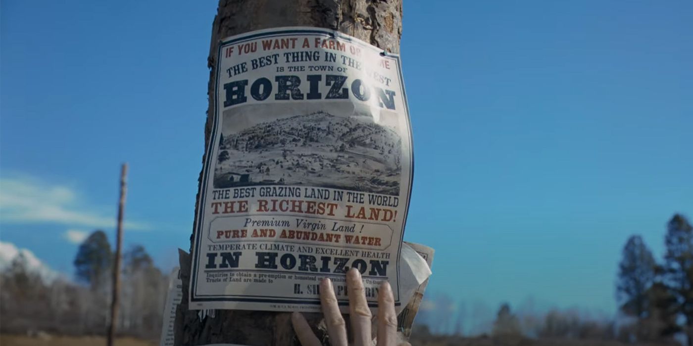 The poster in Horizon An American Saga