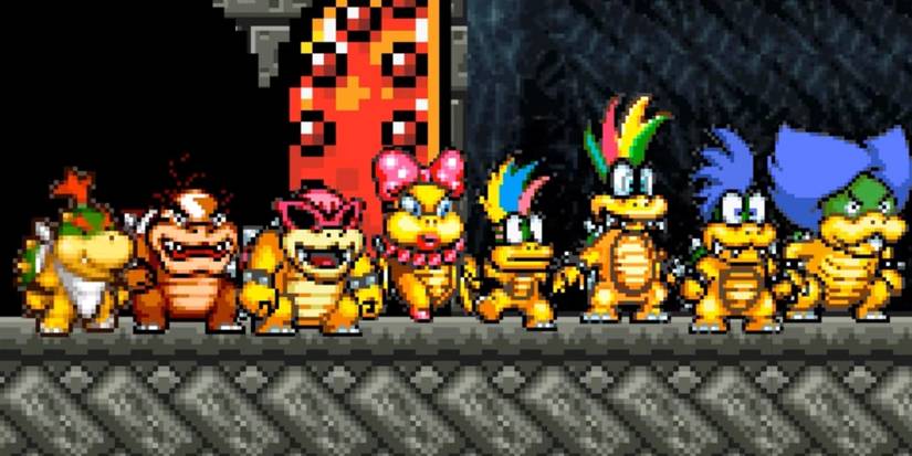 Os irmãos Koopaling na série animada Super Mario Bros Z