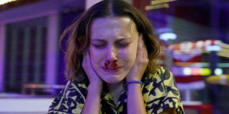 Millie Bobby Brown as Eleven in Stranger Things season 4