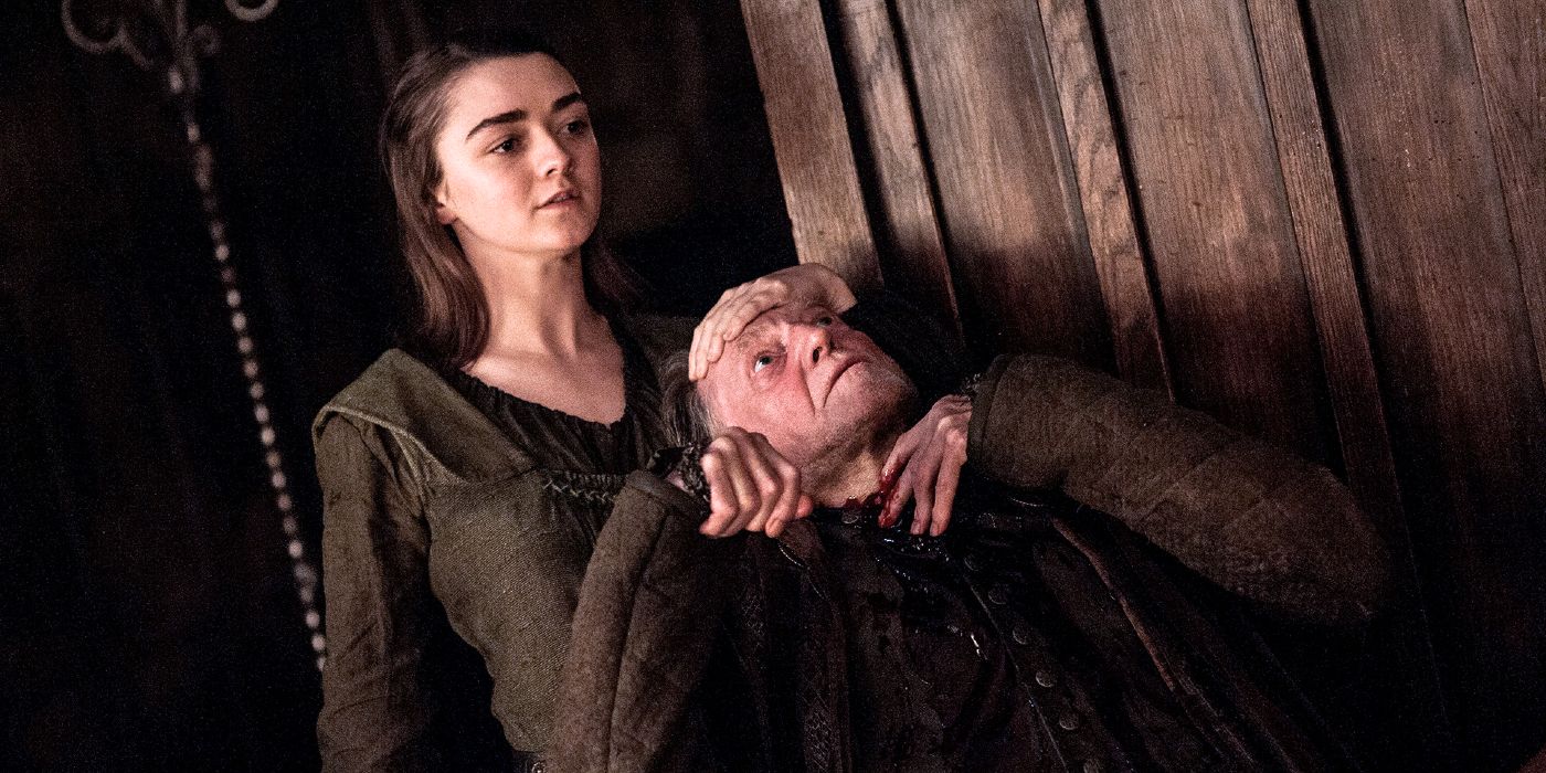 Arya Stark kills Walder Frey in Game of Thrones