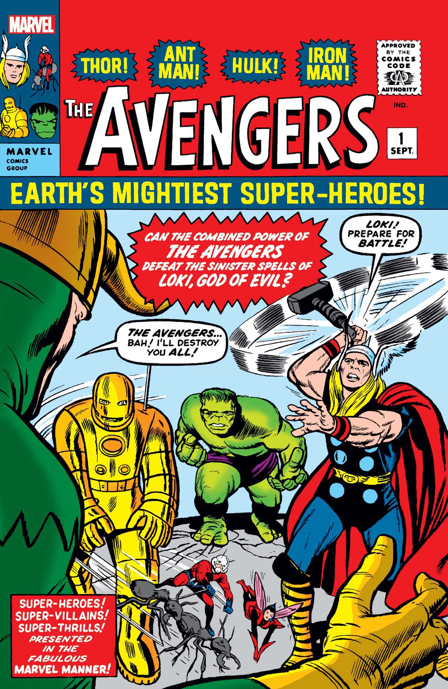 Les Avengers font leurs débuts en 1963