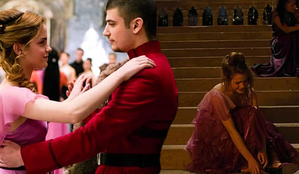 hermione granger deathly hallows red dress Hermione Granger Photo: hermione granger in red dress from the wedding in harry  potter 7