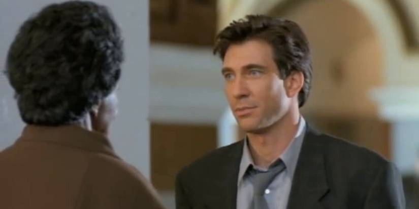 Bobby staring at someone from The Practice