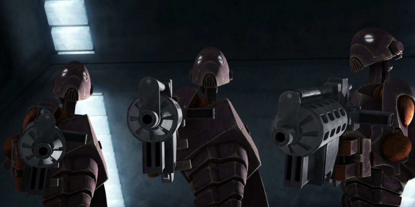 All 10 Clone Wars Battle Droids Ranked By Threat Level