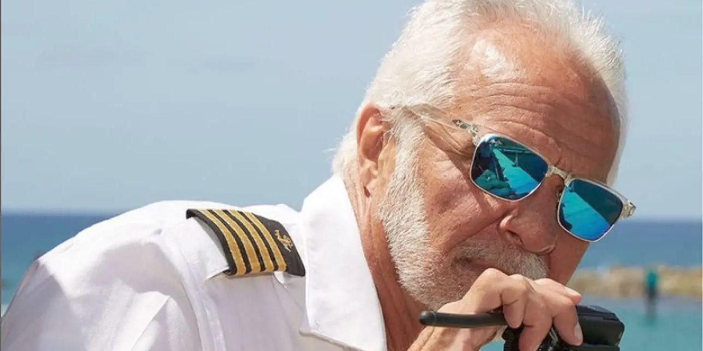 Captain Lee Rosbach Below Deck On Walkie Talkie