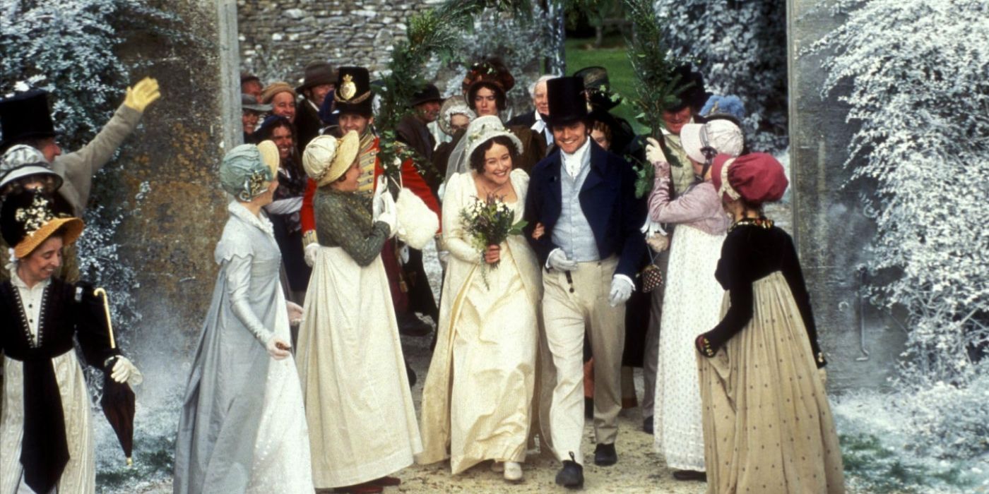 Colin Firth and Jennifer Ehle getting married in Pride and Prejudice