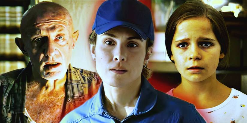 Номи Рапас в роли Джо, Джонатан Банкс в роли Буда/Генри и Дэвина/Рози Коулман в роли Алисы в *Constellation*