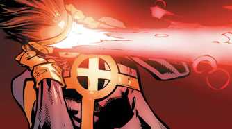 Teen Cyclops shoots optic blasts.