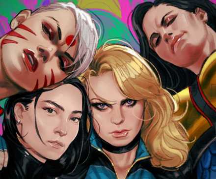 These 5 DC Super Heroines Need Their Own Movies ASAP 1 Comic book art: Birds of Prey team featuring Zealot, Batgirl, Black Canary, Big Barda