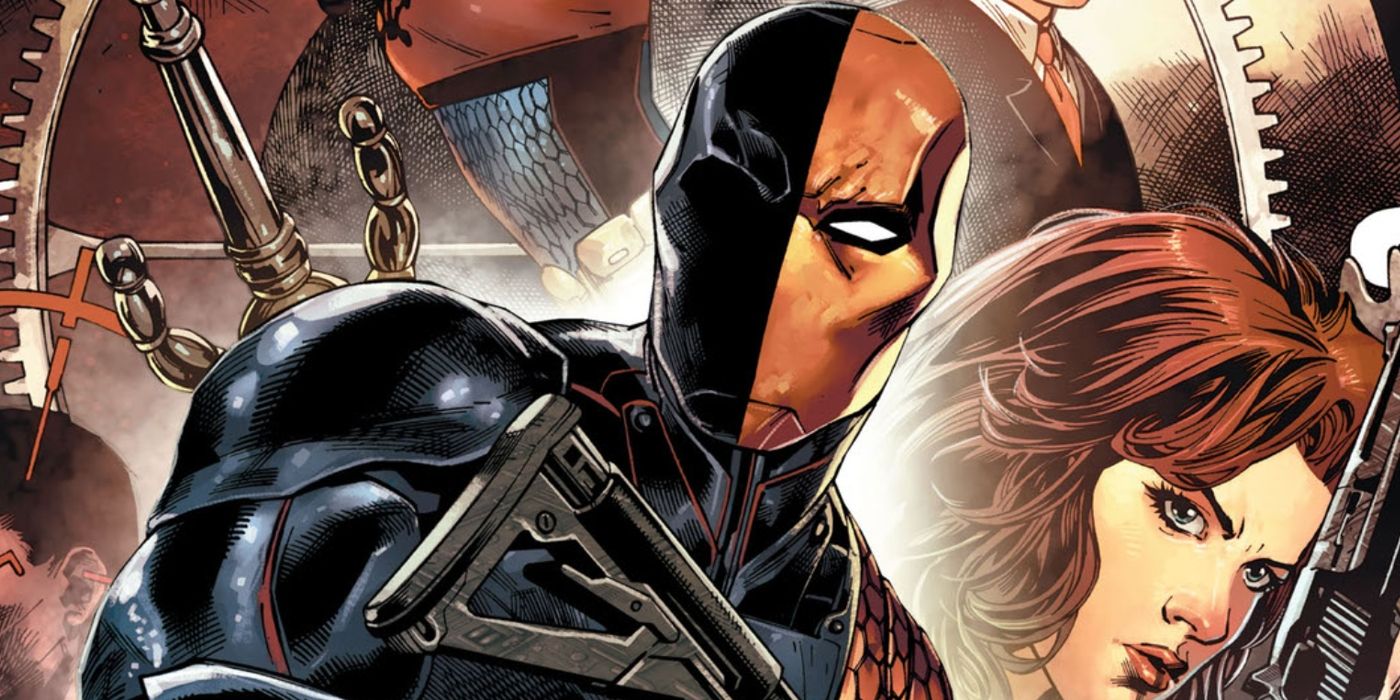 Deathstroke Cover for DC Comics with Slade in his suit