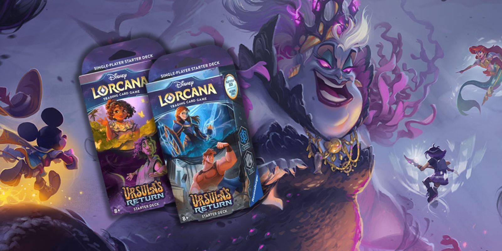 Disney Lorcana: Ursula's Return Starter Decks Review Disney Lorcana: Ursula's Return Starter Decks Review