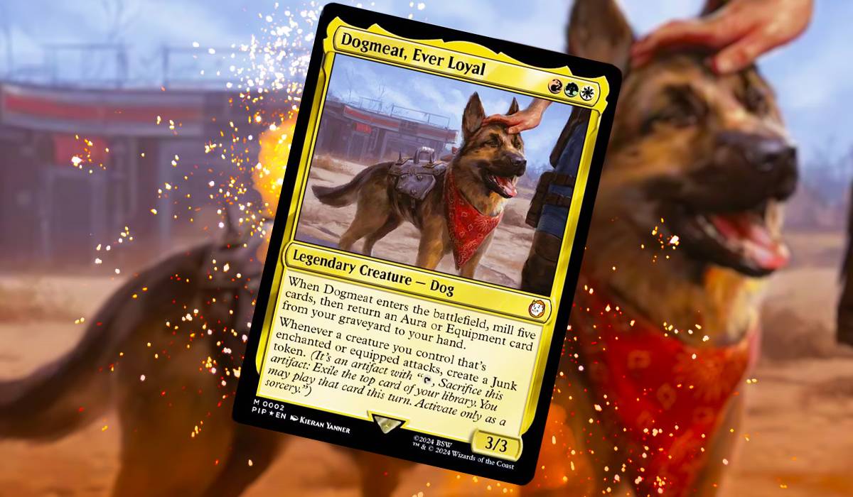 mtg dogmeat commander deck MTG Fallout Commander Deck main image 1