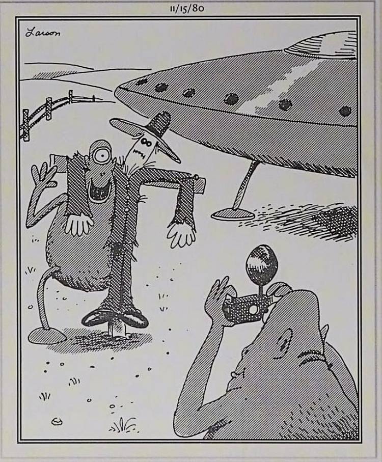 15 Craziest Far Side Comics About Aliens