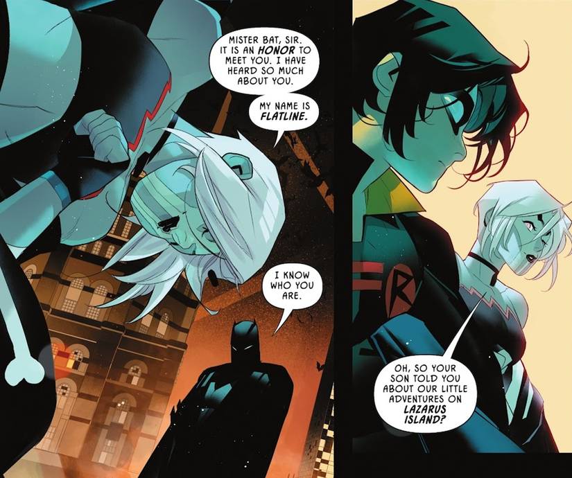 Who Is Flatline? - Damian Wayne's Villain Love Interest Reflects His ...