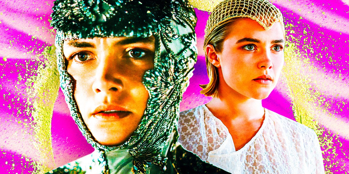 open lace back dress Dune: Part Two Princess Irulan Life-Sized Standee