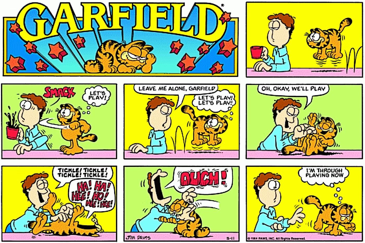 Garfield's First Comic Was Designed So Jim Davis Never Had to Answer 1 ...