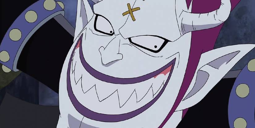 All of One Piece's Major Villains, Ranked 6 Gecko Moria smiling in one piece up close
