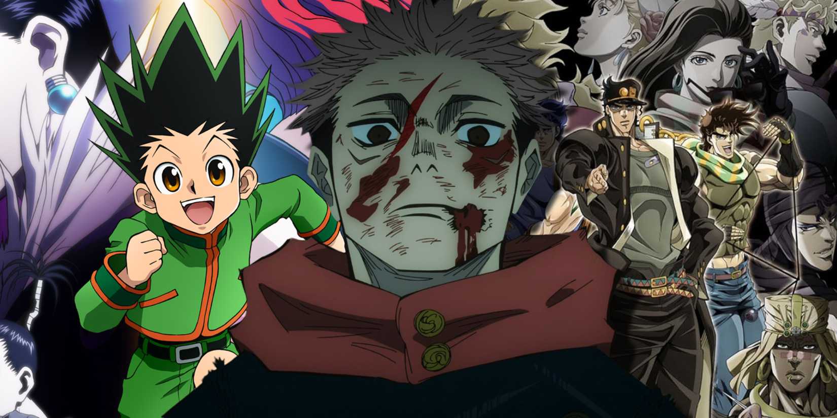 Hunter x Hunter, JoJo's Bizarre Adventure e Jujutsu Kaisen