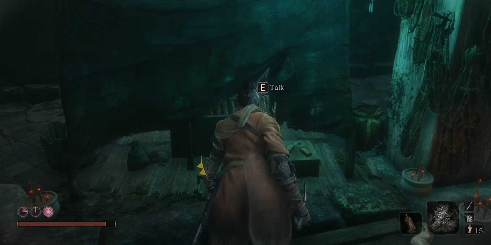 Sekiro: Shadows Die Twice Dungeon Memorial Mob merchant