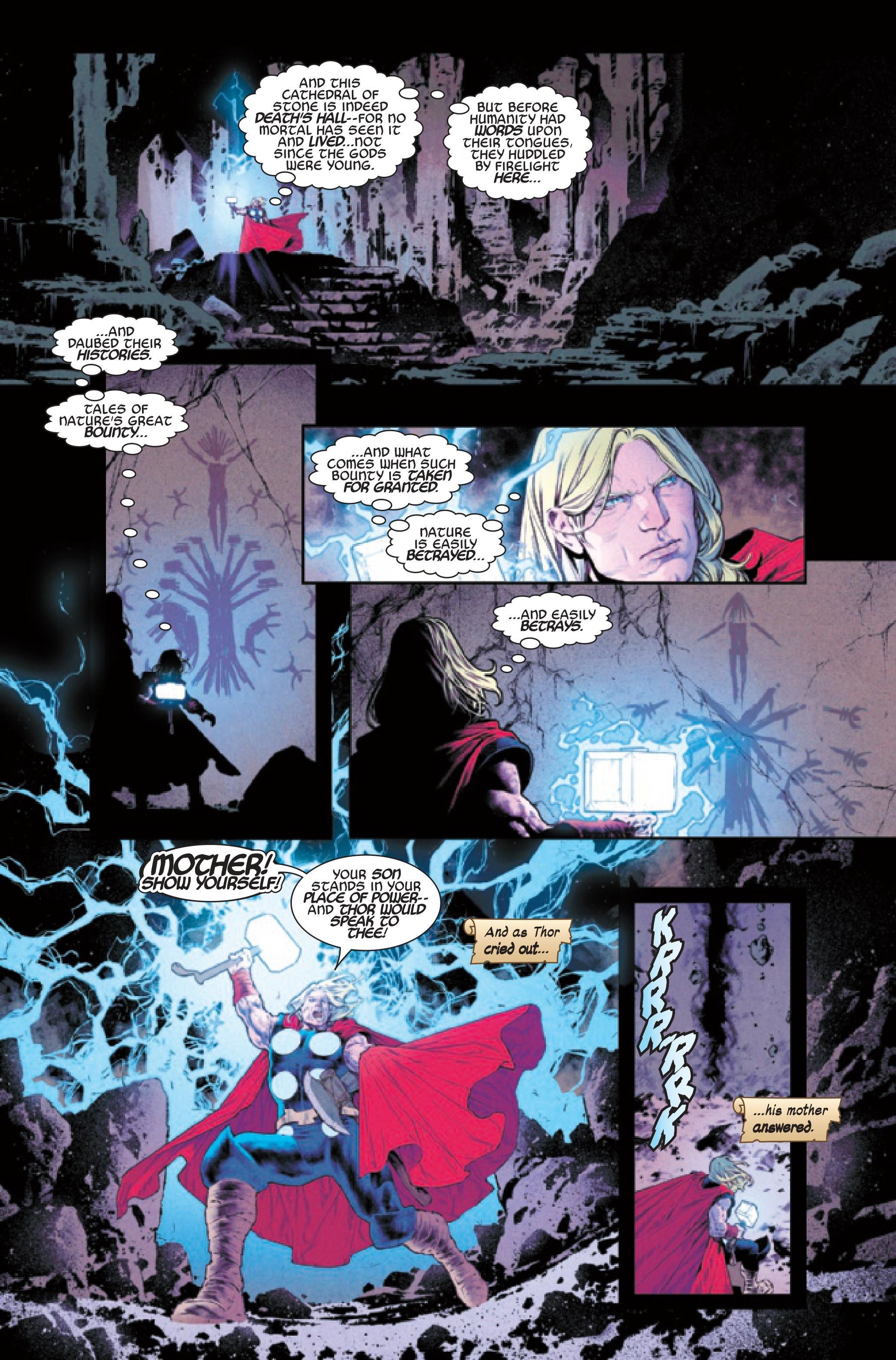 Thor Just Discovered the Terrifying True Form of His Elder God Mother