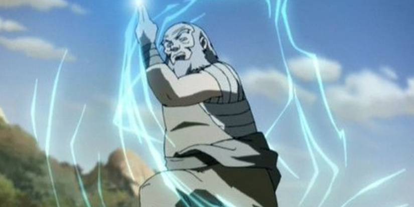 Iroh using ligthing generation in ATLA season 2