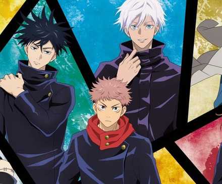 Актеры Jujutsu Kaisen, похоже, готовятся к индивидуальным боям, изображенные в красочных, алмазной форме.