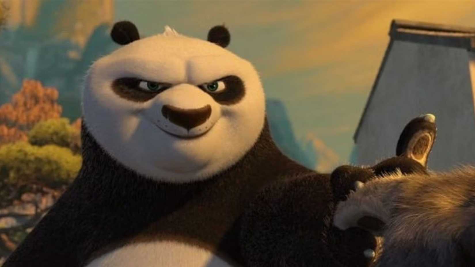 Jack Black’s 10 Highest-Grossing Movies 3 Po smirking at the camera in Kung Fu Panda
