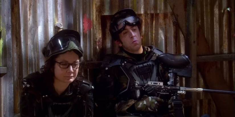 Leslie Winkle and Howard Wolowitz in The Big Bang Theory
