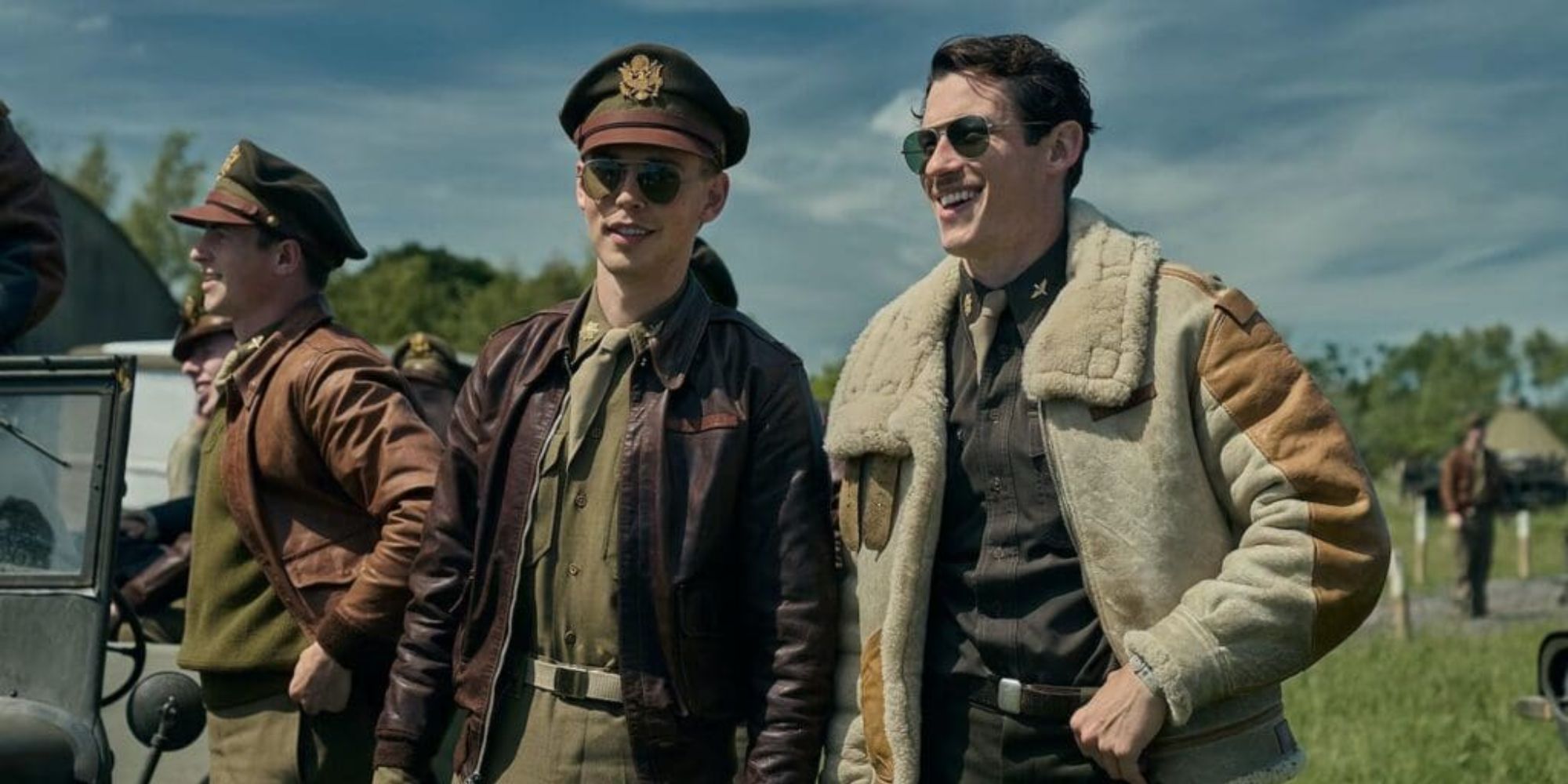 Austin Butler and Callum Turner in Masters of the Air episode 2