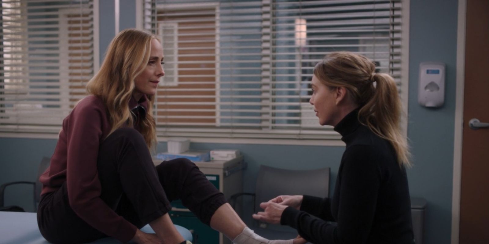 Kim Raver As Teddy Altman & Ellen Pompeo As Meredith Grey In Grey's Anatomy.jpg