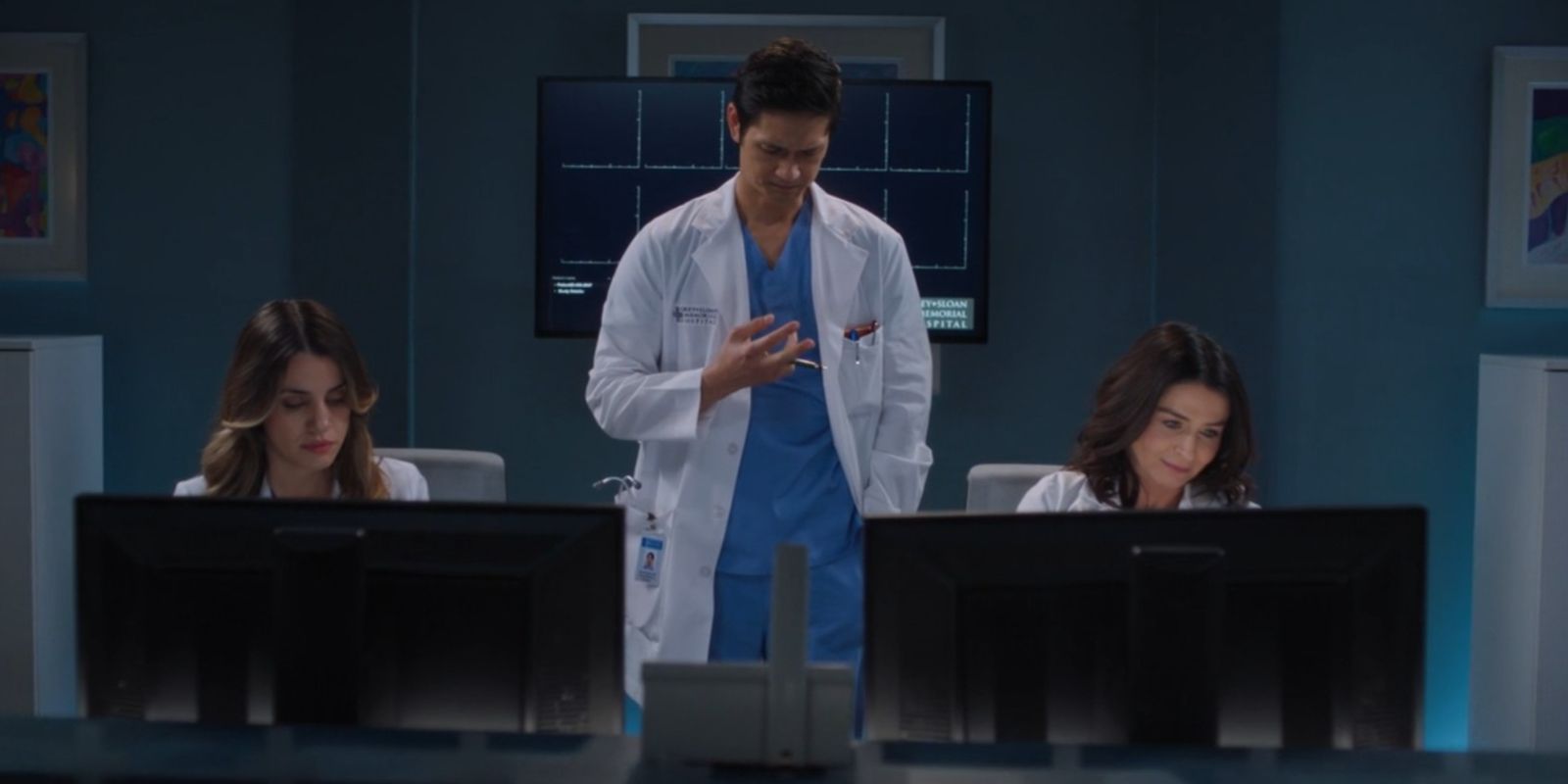 Monica Beltran, Benson Blue Kwan & Amelia Shepherd In Grey's Anatomy.jpg