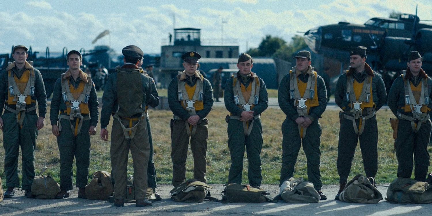 Pilots in line in Masters of the air